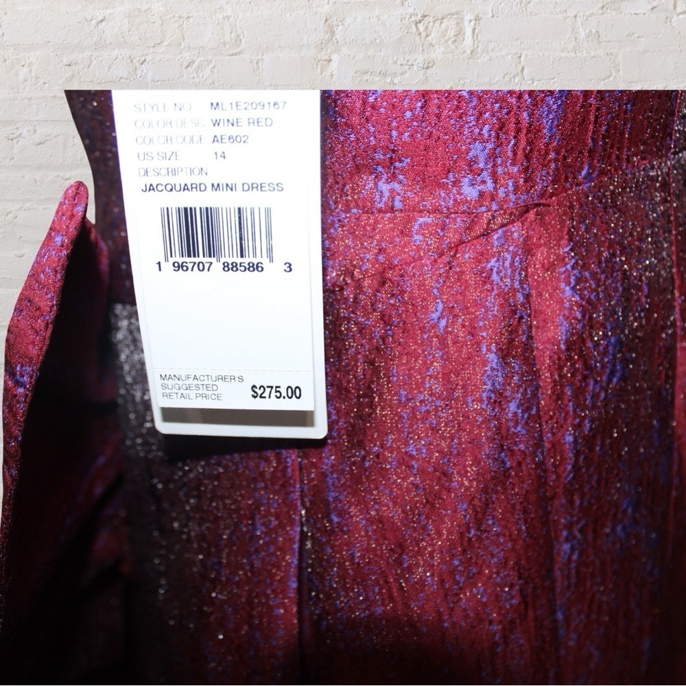 Liv Foster Jcquard Mini Dress - Picture 7 of 8